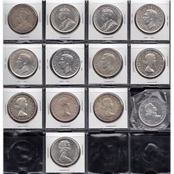 Canada - Silver Dollars - Lot of 13