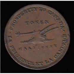 Upper Canada Half Penny Token, 1824