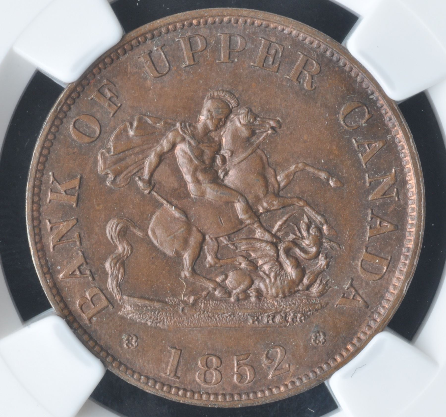 Bank Of Upper Canada Half Penny Token 1852 bank-of-upper-canada-half-penny-token-1852
