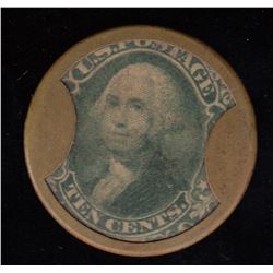 Encased Postage Stamp