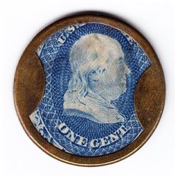 Encased Postage Stamp