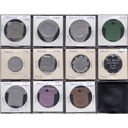 Nova Scotia dairy tokens.