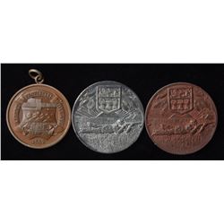 Canadian Shooting Medals - Lot of 3