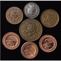 Canadian Shooting Medals - Lot of 7