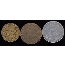 Quebec Tokens - Br. 653, 656, 664.