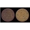 Image 2 : Lot of 2 Ontario Tokens