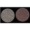 Image 2 : Lot of 2 Ontario Tokens