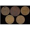 Image 1 : Lot of 5 Ontario Tokens