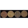 Image 1 : Lot of 4 Ontario Tokens