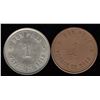 Image 2 : Lot of 2 Ontario Tokens