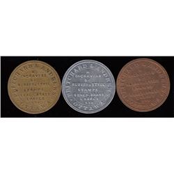 Lot of 3 Ontario Tokens