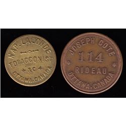 Lot of 2 Ontario Tokens