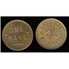 Image 2 : Lot of 2 Ontario Tokens