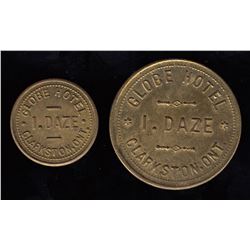 Lot of 2 Ontario Tokens