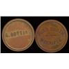 Image 1 : Lot of 2 Manitoba trade tokens.