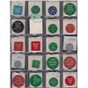 Image 8 : Alberta - Lot of 251 dairy tokens, primarily plastic with the few made of metal as indicated.