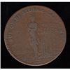 Image 2 : Br. 510.  Jeton, Indian in lilies, with aligator, in copper.