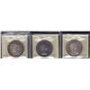 Image 2 : Lot of 3 ICCS Graded Silver Dollars