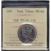 Image 2 : 1965 Twenty-Five Cents Test Token