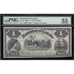 Dominion of Canada $4, 1900