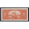 Image 2 : Bank of Canada $5, 1935 - LOW SERIAL NUMBER
