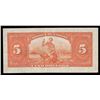 Image 2 : Banque du Canada $5, 1935 French