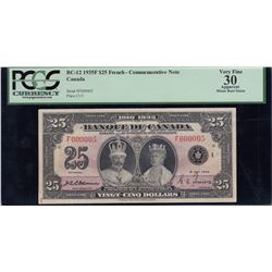 Banque du Canada $25, 1935