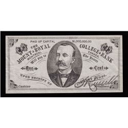 Mount Royal College Bank