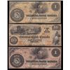 Image 1 : Lot of Three Colonial Bank of Canada Banknotes, 1859