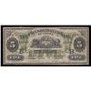Image 1 : The Consolidated Bank of Canada, $5, 1876 - " B B " Overprint