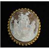 Image 1 : SHELL CAMEO BROOCH
