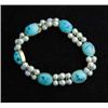Image 1 : TURQUOISE & PEARL BRACELET