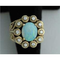 OPAL & DIAMOND RING