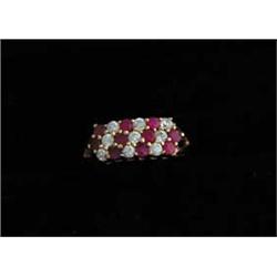 DIAMOND & RUBY RING