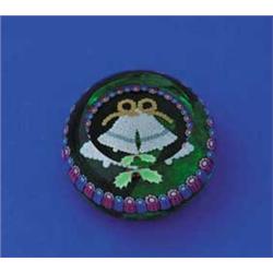 PERTHSHIRE CHRISTMAS PAPERWEIGHT