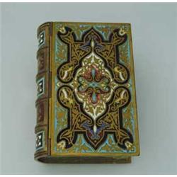 FRENCH ONYX & ENAMEL BOX