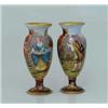 Image 1 : PAIR OF FRENCH ENAMELED VASES