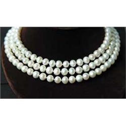 50 INCH CULTURED PEARL NECKLACE