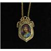 Image 1 : VICTORIAN GOLD & ENAMEL LOCKET