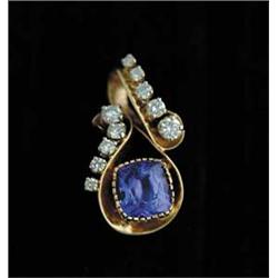 DIAMOND & TANZANITE PENDANT