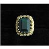 Image 1 : EMERALD & DIAMOND RING