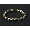 Image 1 : 18KT GOLD & ENAMEL BRACELET