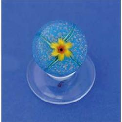 CHARLES KAZIUN JR. PEDESTAL PAPERWEIGHT