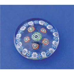 ANTIQUE ST. LOUIS PATTERN MILLEFIORI PAPERWEIGHT