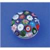 Image 1 : CLICHY OPEN CONCENTRIC MILLEFIORI PAPERWEIGHT