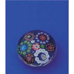 CLICHY PATTERN MILLEFIORI PAPERWEIGHT