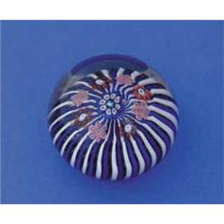 ANTIQUE BOHEMIAN CROWN PAPERWEIGHT