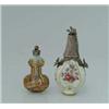 Image 1 : TWO PORCELAIN ENAMELED SCENT BOTTLES