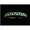 Image 1 : 14KT JADE & DIAMOND BRACELET