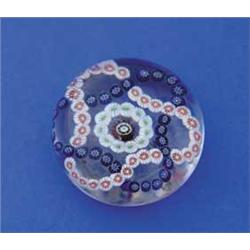 ANTIQUE BACCARAT PATTERN MILLEFIORI PAPERWEIGHT